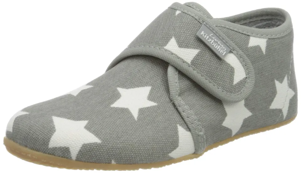 living-kitzb-hel-babyklettschuh-tiger-unisex-kinder-hausschuh-mit-klett image 1