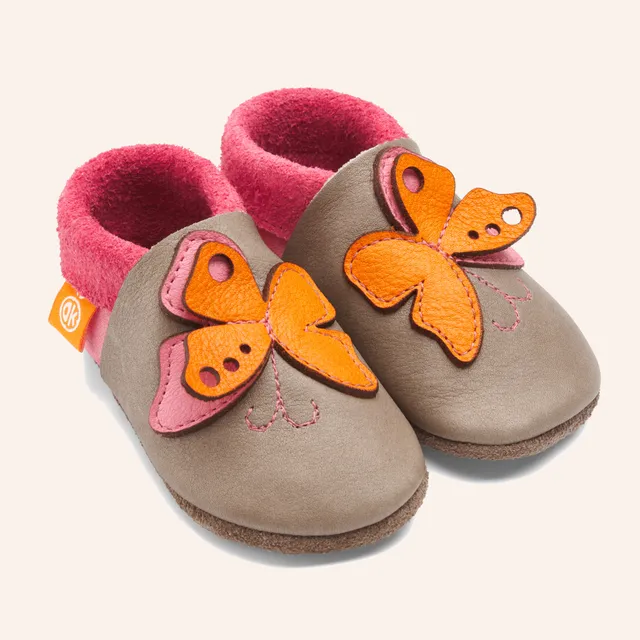 orangenkinder-3d-schmetterling-kinder-hausschuhe-krabbelschuhe-fr-hling image 1