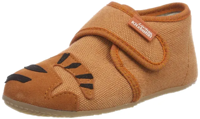 living-kitzb-hel-babyklettschuh-tiger-baby-jungen-hausschuh-mit-klett image 1