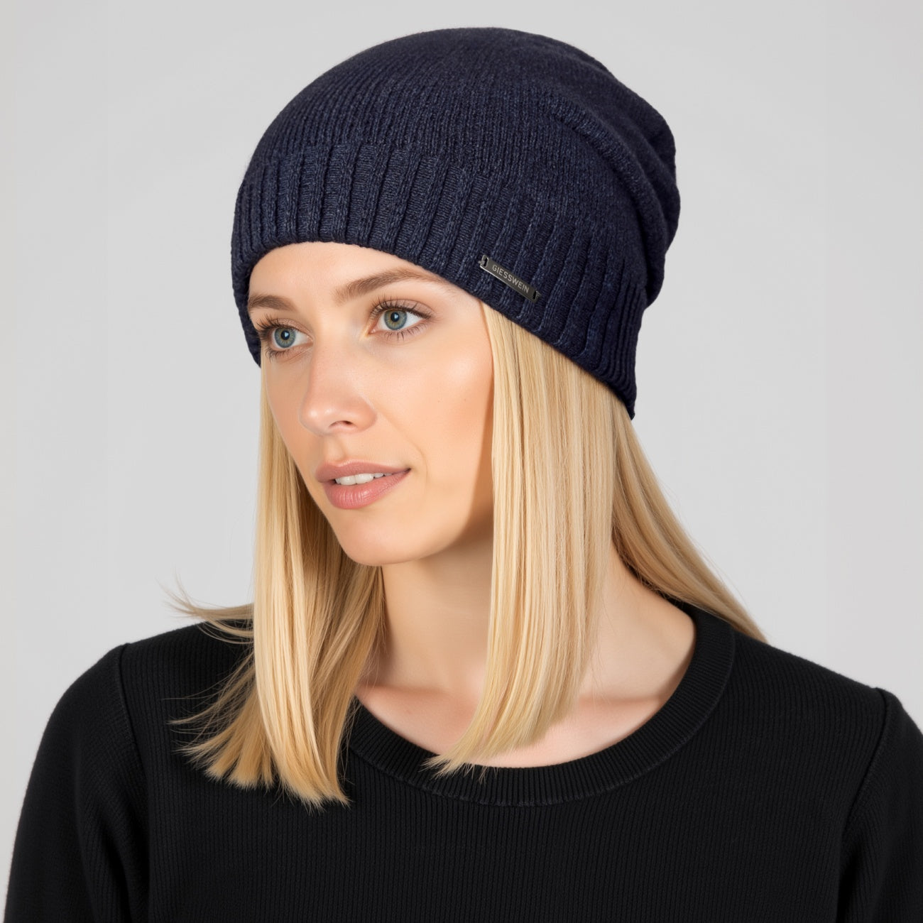 giesswein-schwarzenstein-cashmerebeanie-rippstrick-m-tze image 8