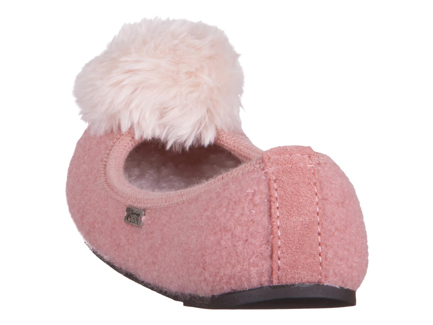 living-kitzb-hel-3812-ballerina-hausschuh-peach-schurwolle-slipper-damen image 3