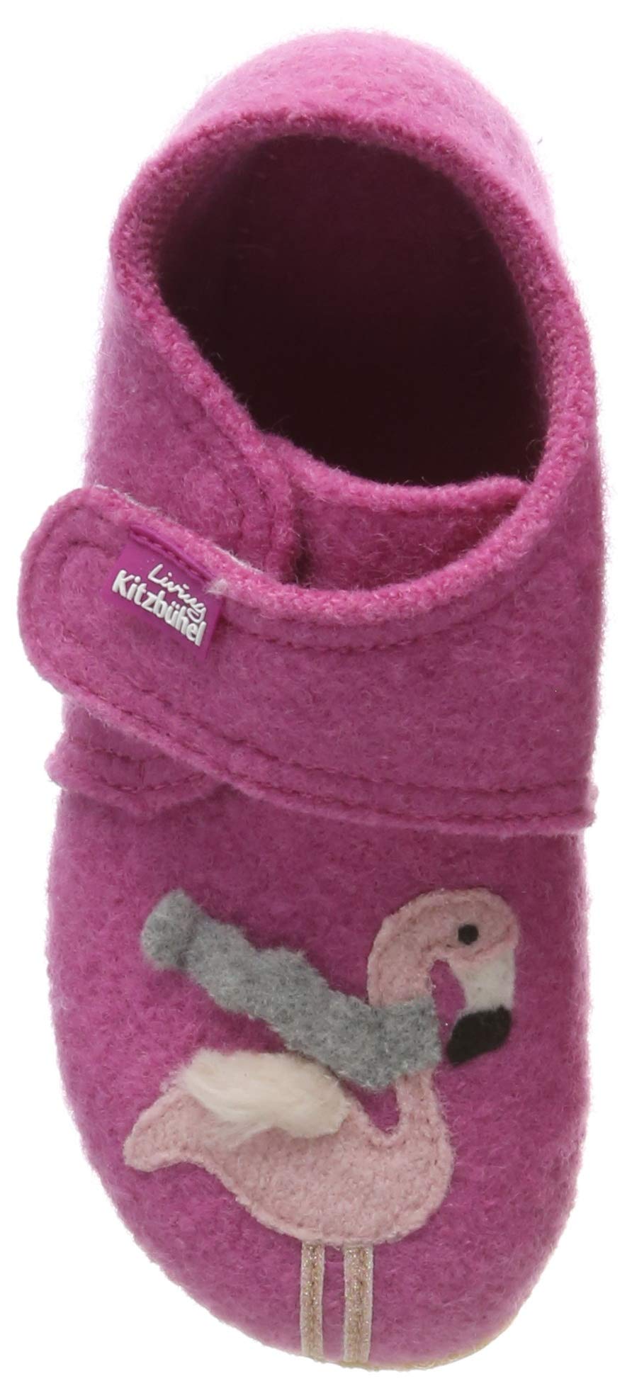living-kitzb-hel-babyklettschuh-winterflamingo-m-dchen-hausschuh-schurwolle image 6