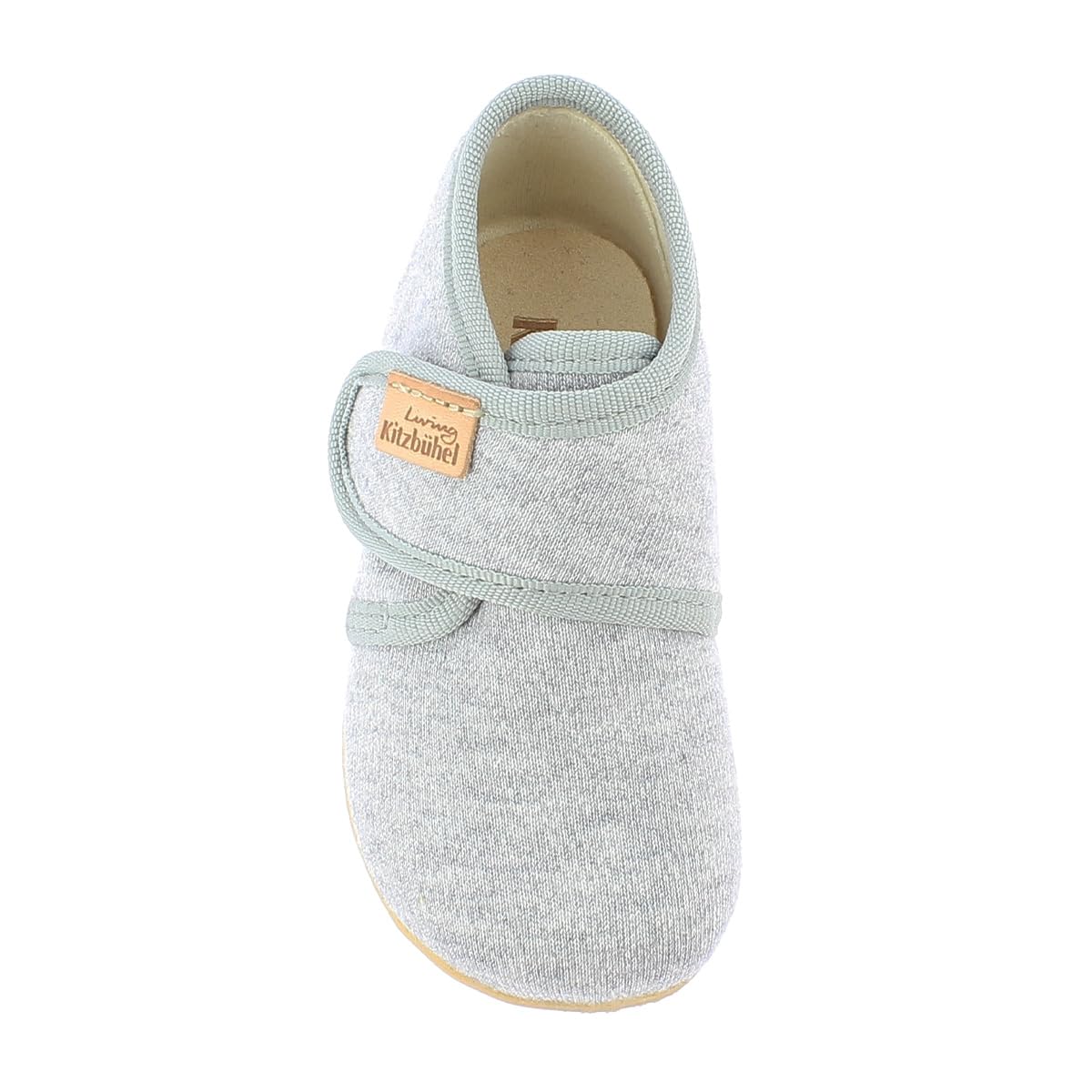 living-kitzb-hel-babyklett-jersey-unifarben-hausschuh-unisex-kinder image 2
