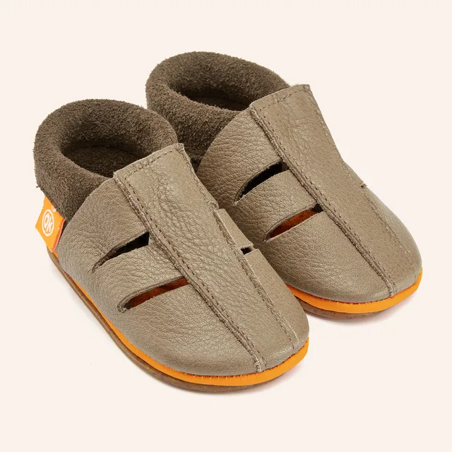 orangenkinder-amigo-beige-kinder-barfu-sandale image 1