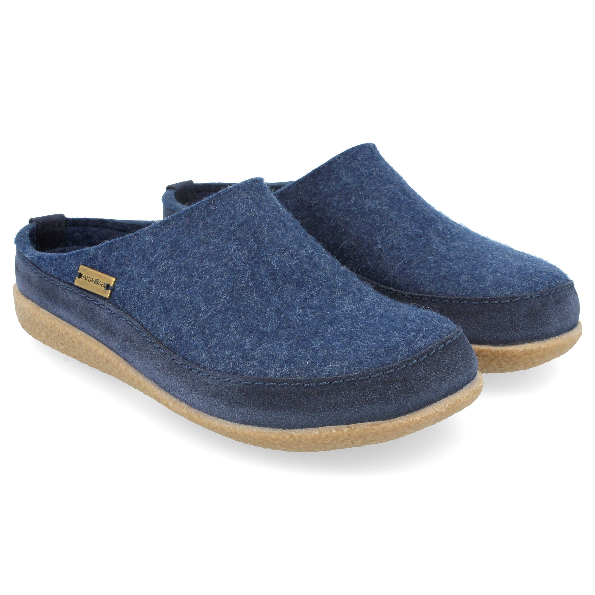 haflinger-blizzard-skane-filzpantoffel-aus-wollfilz-und-veloursleder image 2