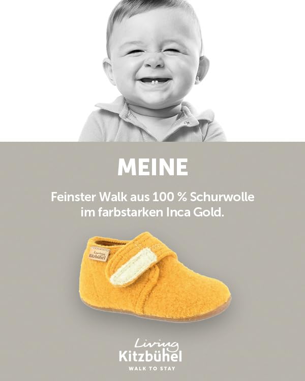 living-kitzb-hel-krabbelschuhe-baby-inca-gold-gr-e-30 image 3