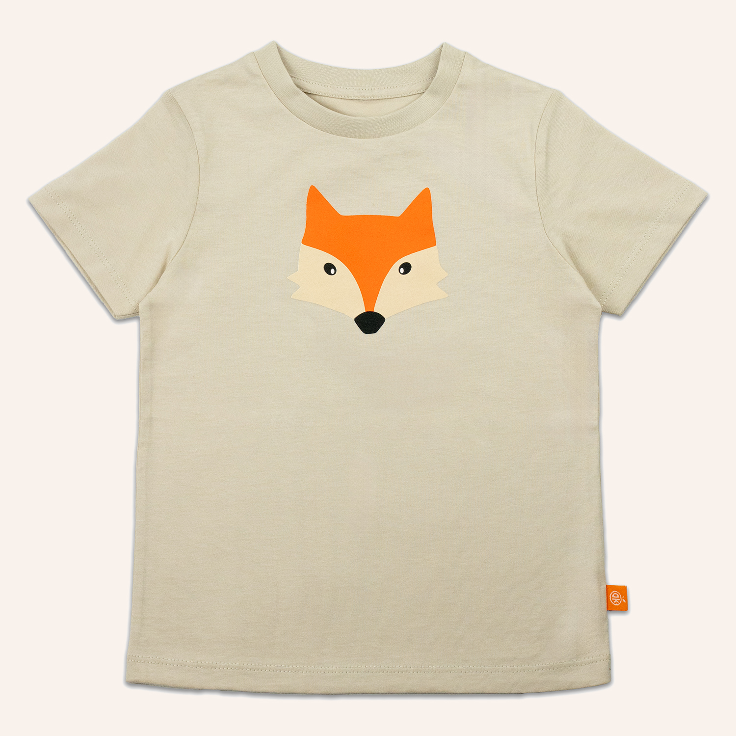 orangenkinder-fuchs-t-shirt-beige-baby-und-kleinkind-shirt-aus-baumwolle image 1
