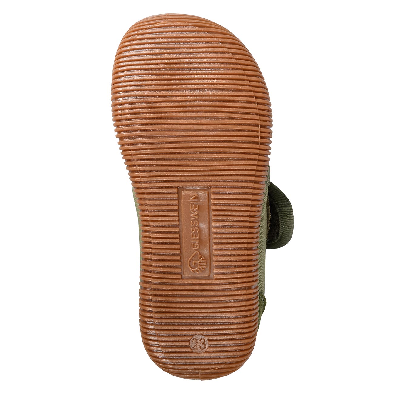 giesswein-saarmund-slim-fit-kinder-hausschuh-baumwolle-gr-n-klett image 5
