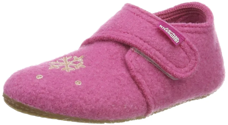 living-kitzb-hel-babyklettschuh-winterflamingo-m-dchen-hausschuh-schurwolle image 1