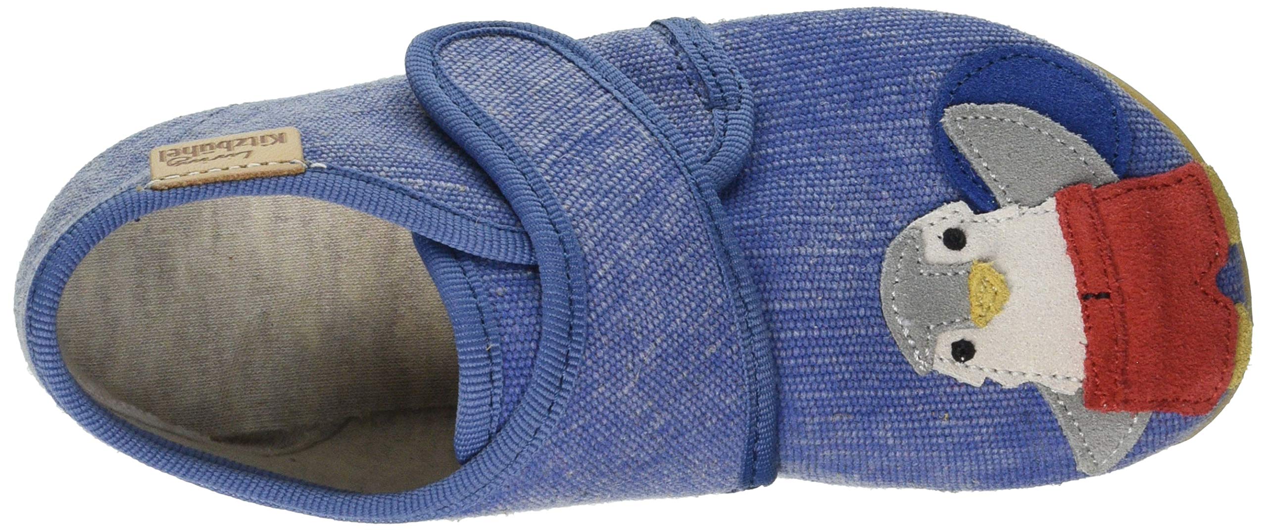 living-kitzb-hel-babyklettschuh-eisb-r-pinguin-recycled-cotton-hausschuh-jungen image 5