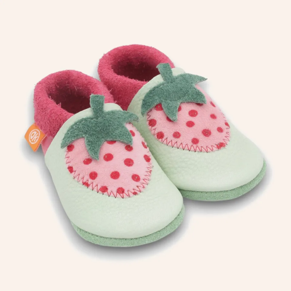 orangenkinder-beerta-erdbeere-kinder-krabbelschuhe-hausschuhe-soft image 1