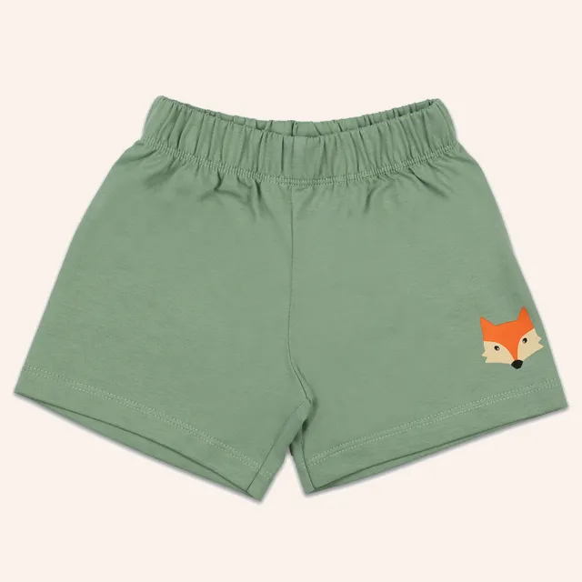 orangenkinder-fox-shorts-mint-kinder-shorts-aus-reiner-baumwolle image 1
