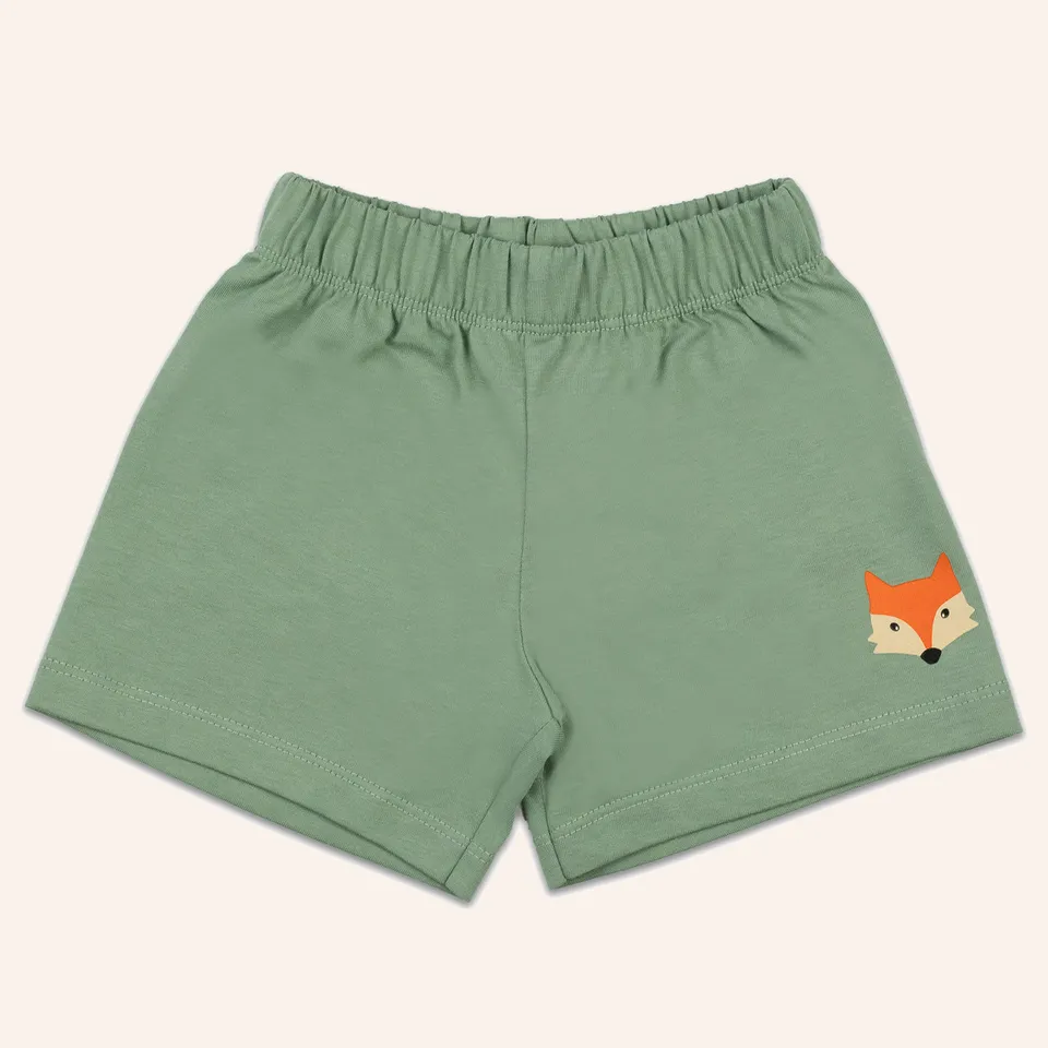 orangenkinder-fox-shorts-mint-kinder-shorts-aus-reiner-baumwolle image 1