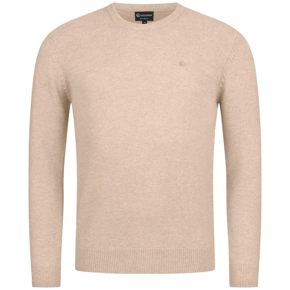 giesswein-wollpullover-rundhals-herren-merino-lambswool-strickpullover image 1