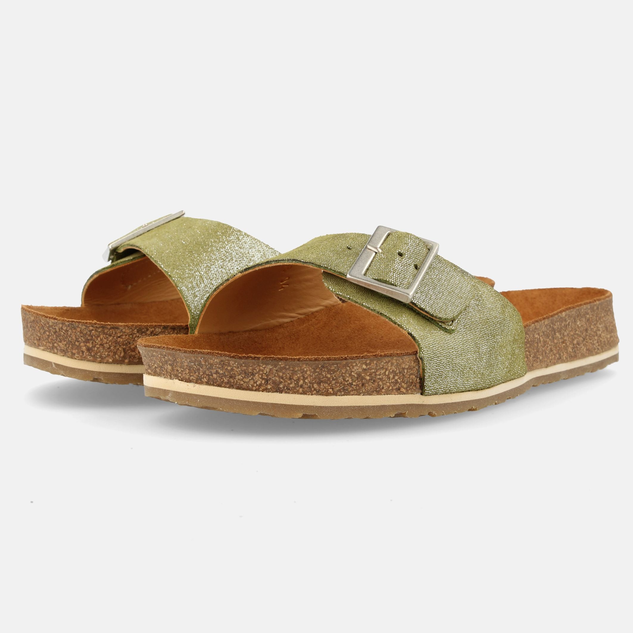 haflinger-gina-shiny-einriemer-pantolette-aus-glitzer-leder image 3