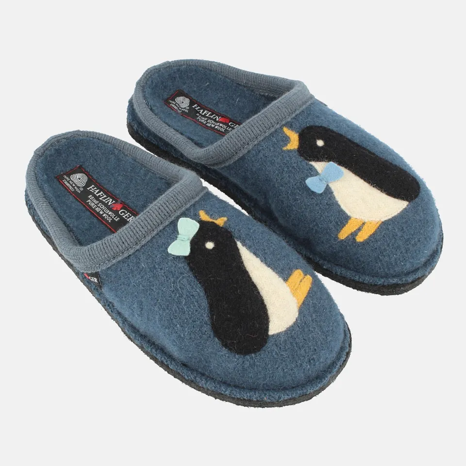 haflinger-flair-pingu-filzpantoffel-aus-schurwolle-mit-10-mm-filzsohle image 1