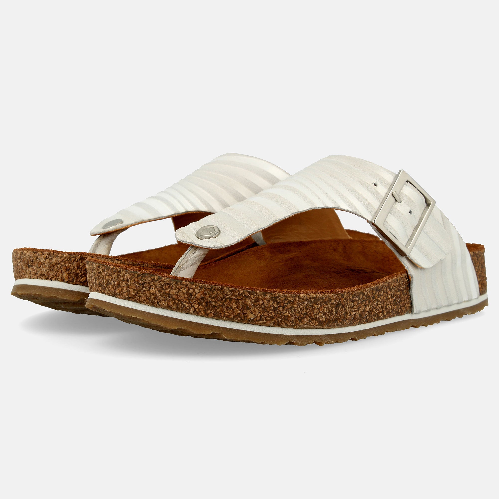haflinger-conny-samos-leder-pantolette-strukturleder-wei-e-eva-sohle image 2
