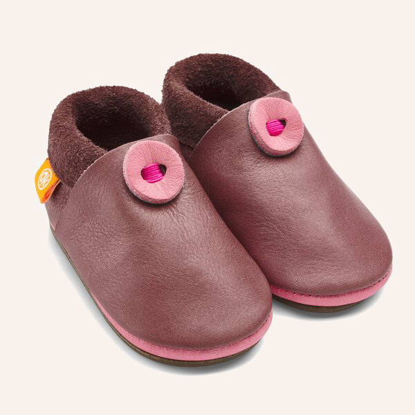orangenkinder-amigo-purple-kinder-barfu-schuhe-kita-leder-einfarbig image 1