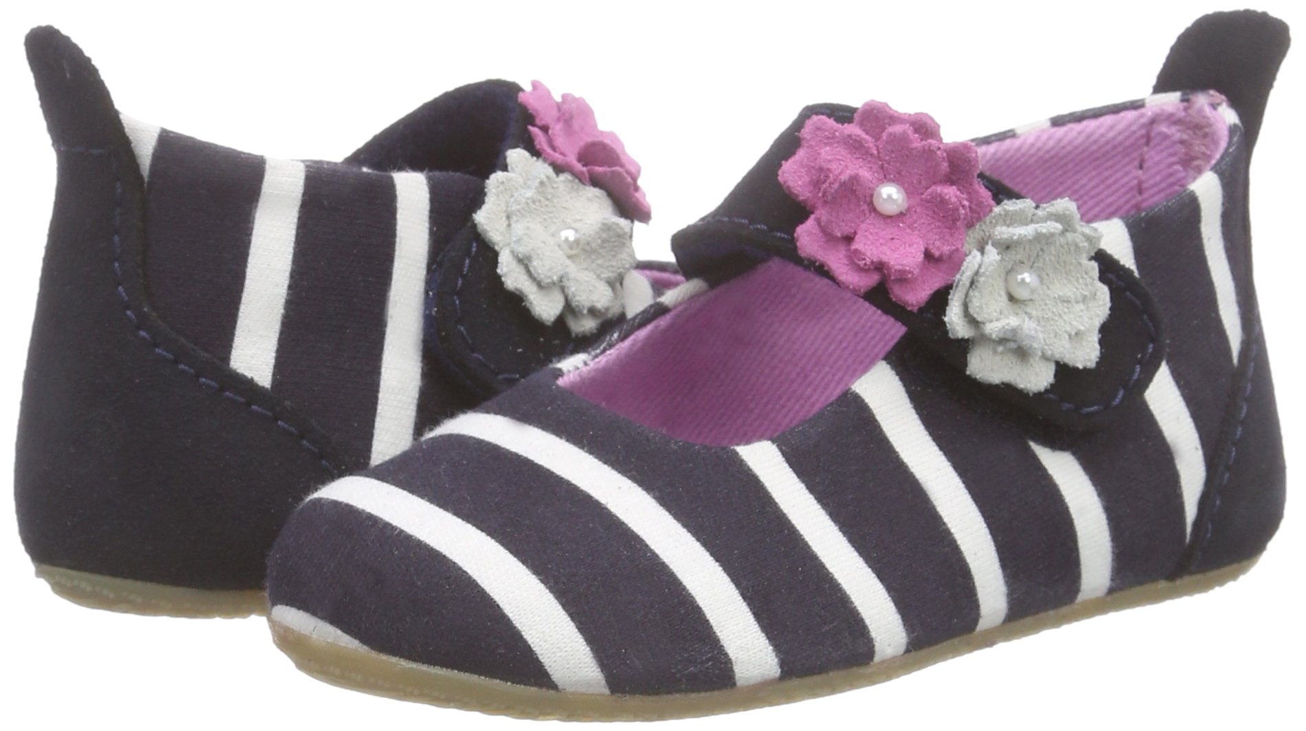 living-kitzb-hel-baby-ball-streifen-wei-mit-blumen-m-dchen-ballerina-hausschuh image 7
