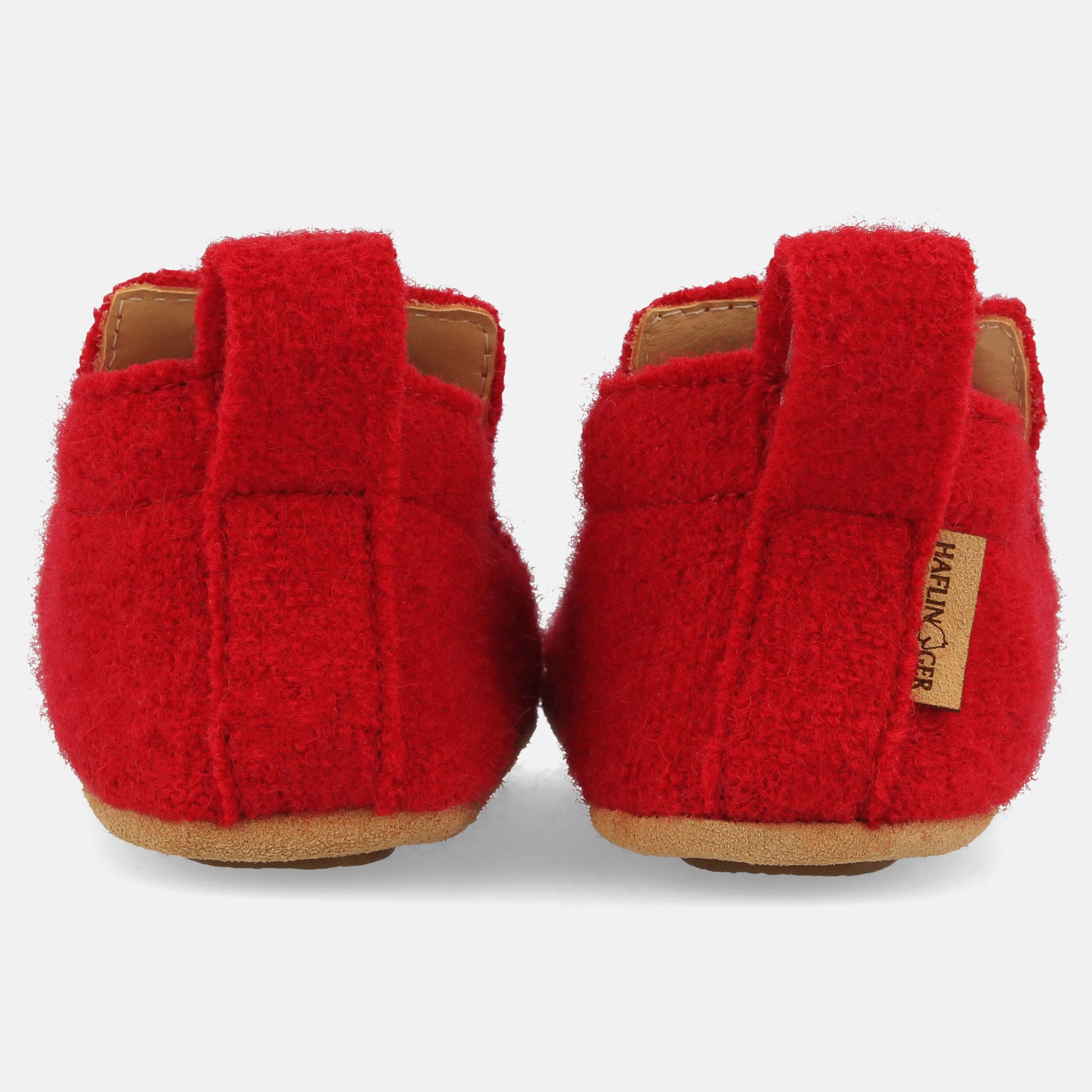 haflinger-maxl-lauflernschuh-baby-walkstoff-mit-igel-applikation image 5