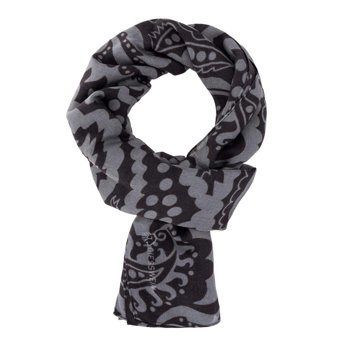 giesswein-tuch-paisley-modal-printtuch-hellgrau-anthrazit image 1