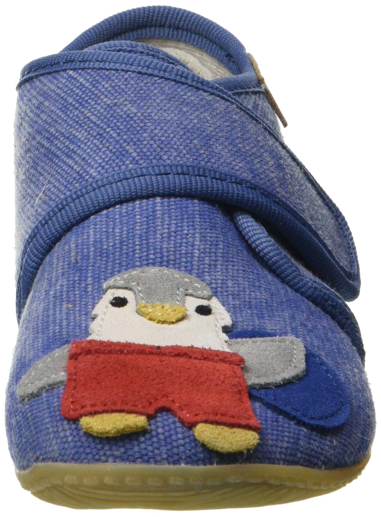living-kitzb-hel-babyklettschuh-eisb-r-pinguin-recycled-cotton-hausschuh-jungen image 2