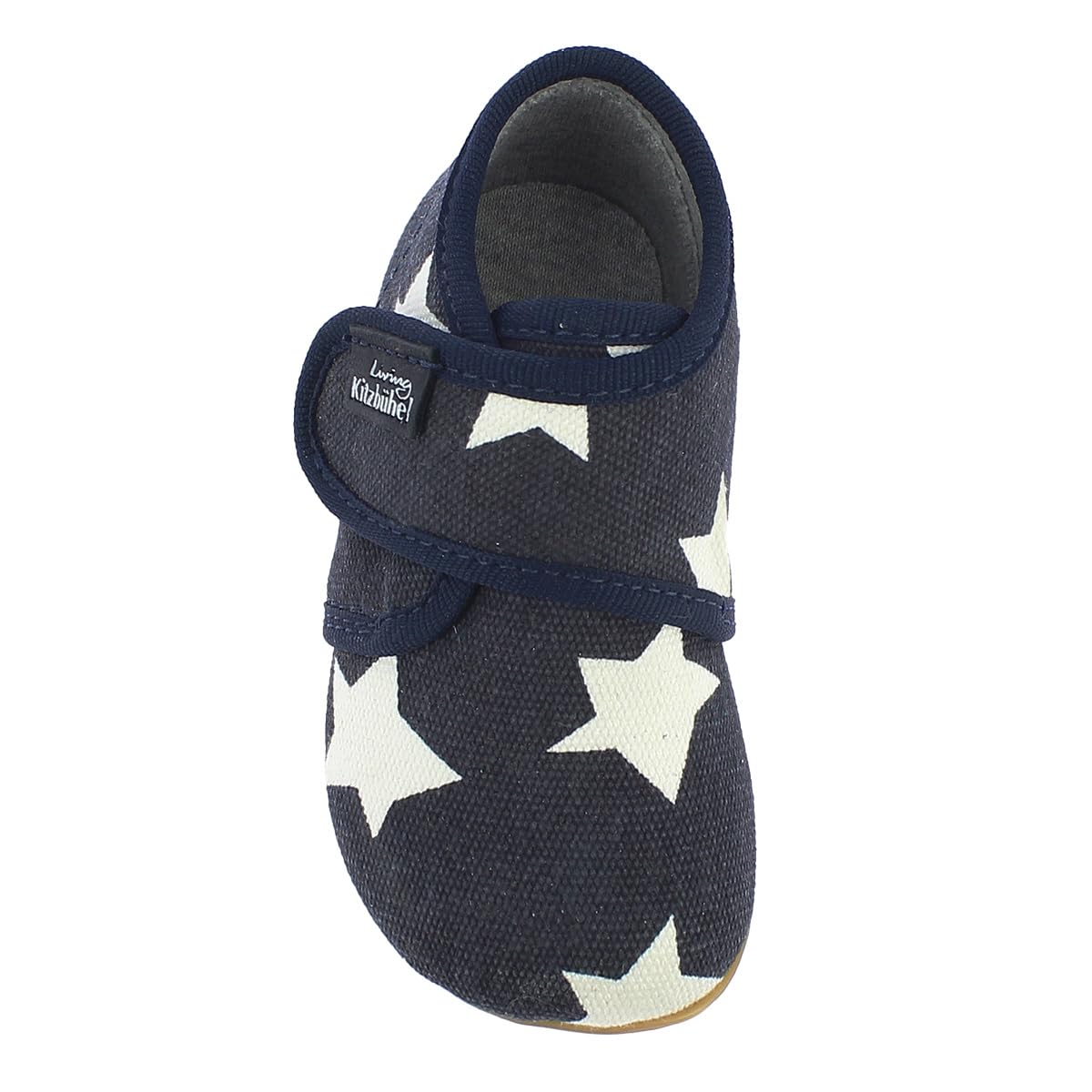 living-kitzb-hel-babyklettschuh-sterne-unisex-baby-hausschuhe image 2