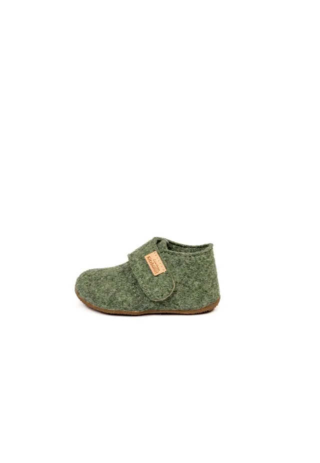 living-kitzb-hel-babyklettschuh-filz-unifarben-hausschuh-f-r-kinder image 1