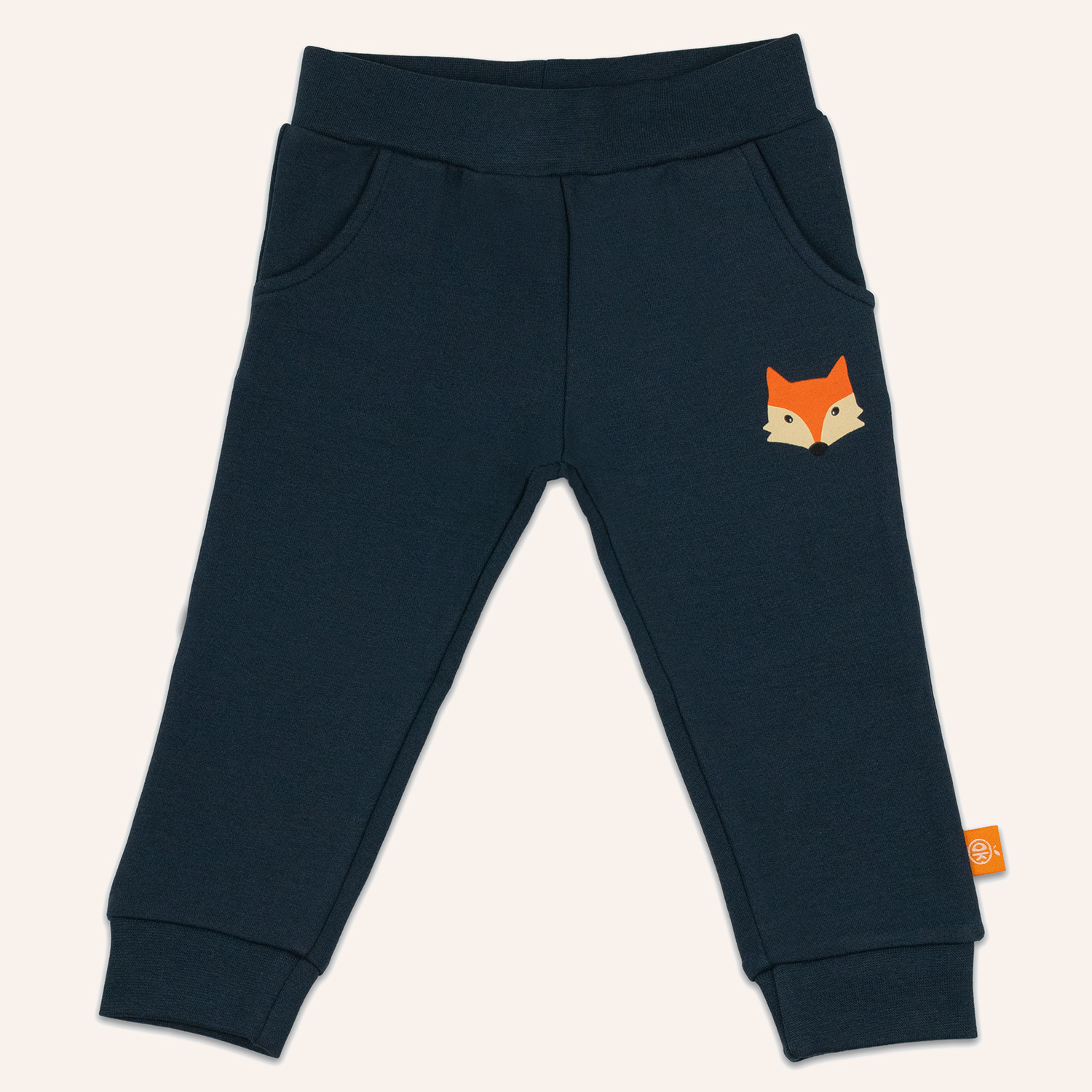 orangenkinder-fuchs-kinder-jogginghose-aus-baumwolle-in-blau image 1