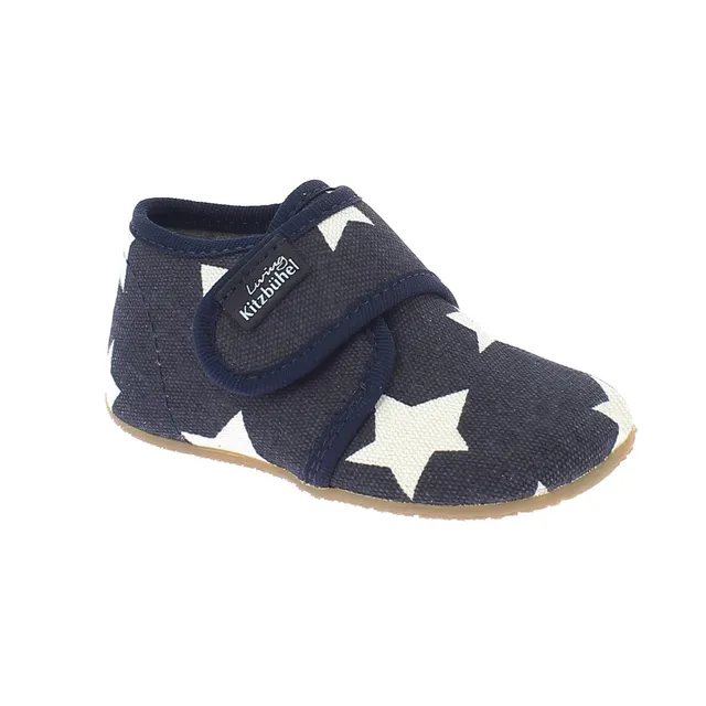 living-kitzb-hel-babyklettschuh-sterne-unisex-baby-hausschuhe image 1