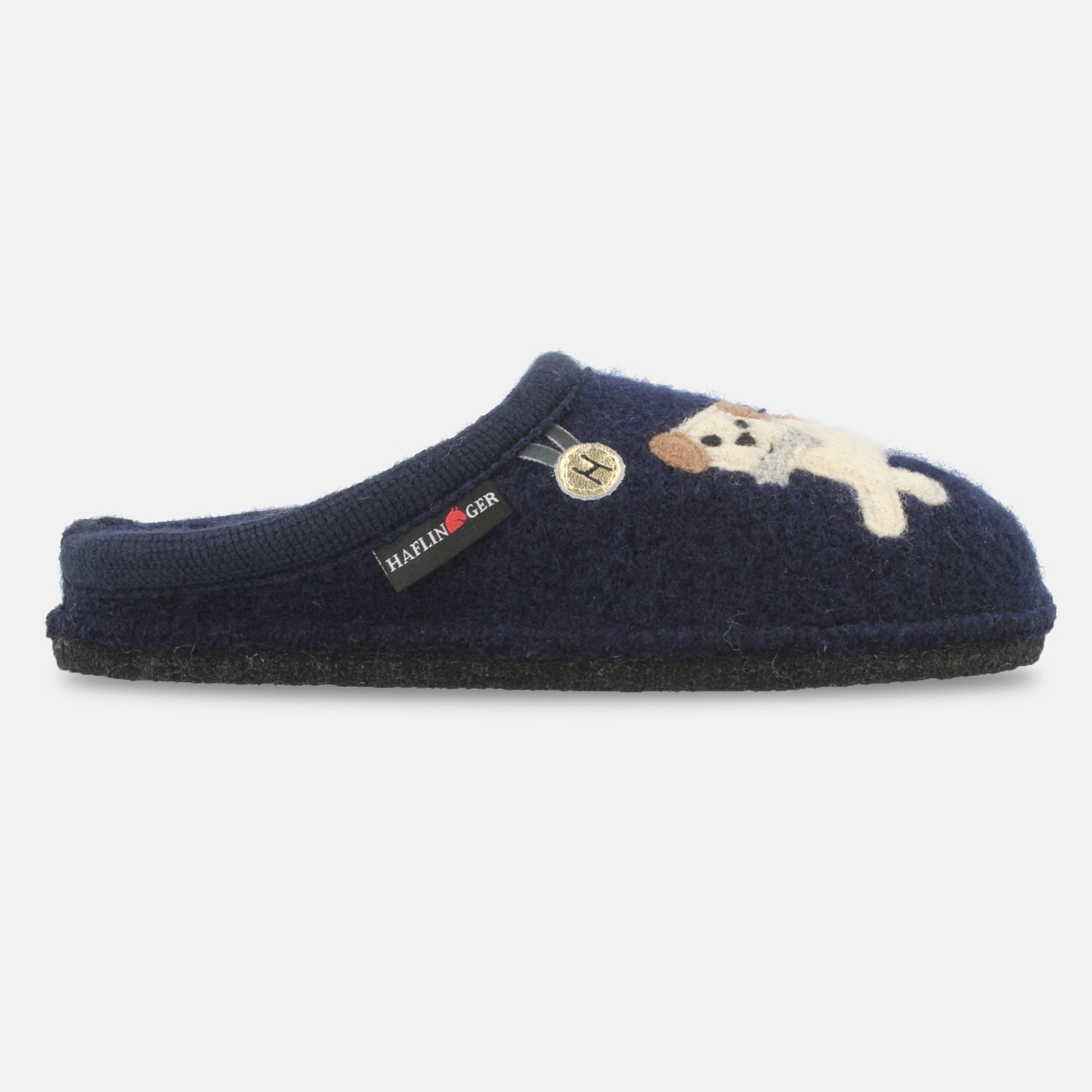 haflinger-flair-fido-wollwalk-hausschuh-mit-hundemotiv image 3