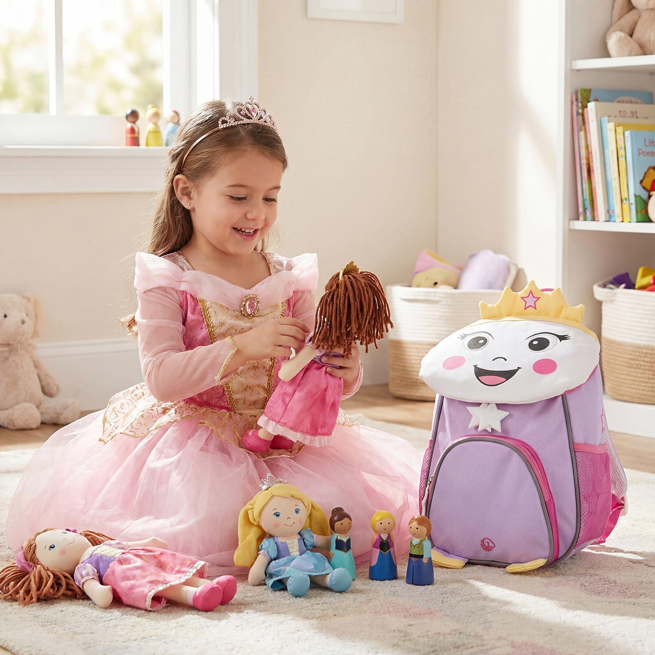 giesswein-prinzessin-rucksack-kinder-rucksack-pink image 2