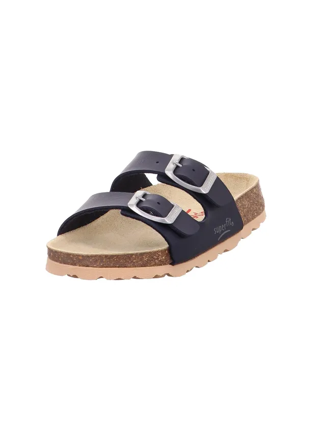 superfit-fussbettpantoffel-1-800111-jungen-pantolette-mit-korkfu-bett image 1