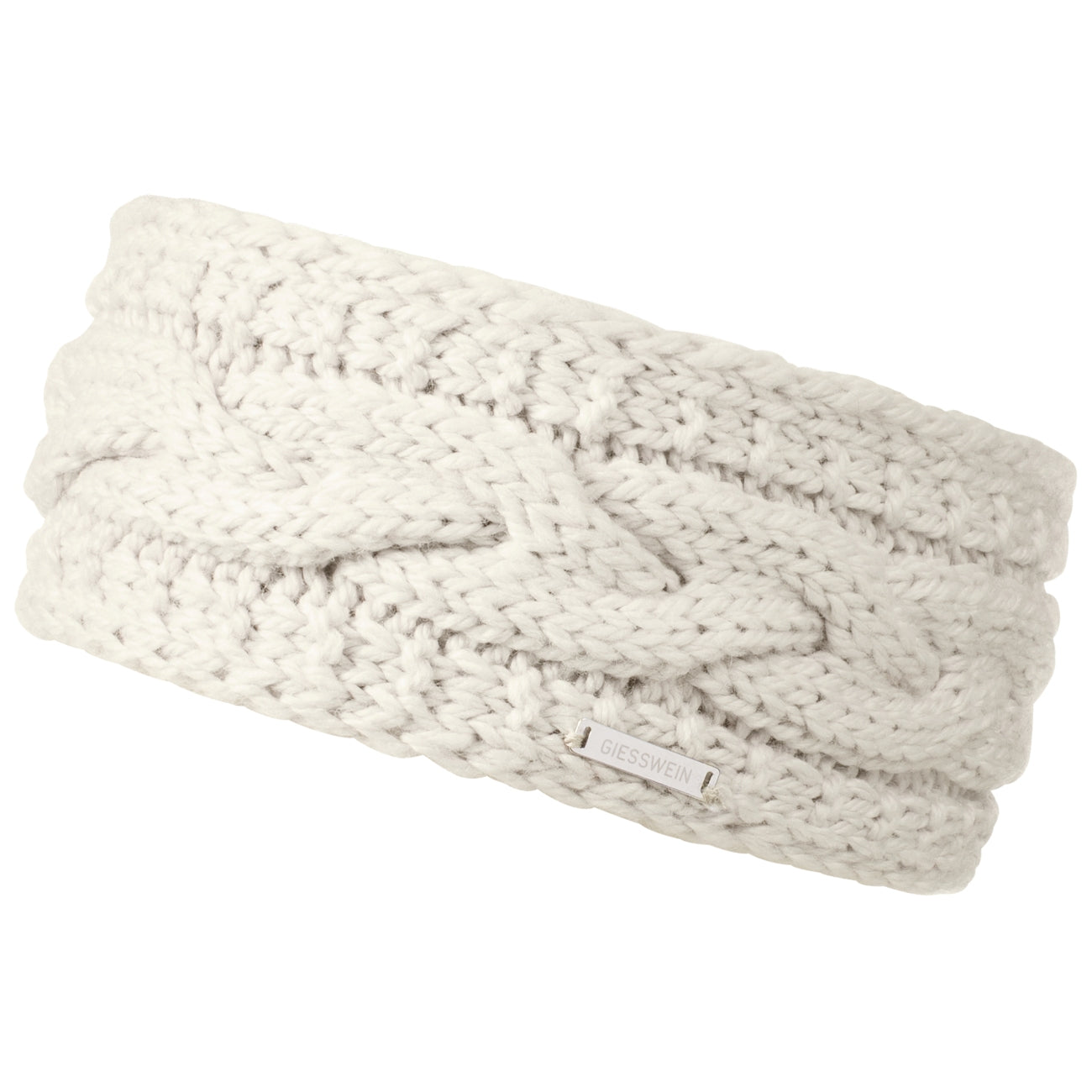 giesswein-headband-stirnberg-stirnband-damen-schwarz-zopfmuster-fleece image 3