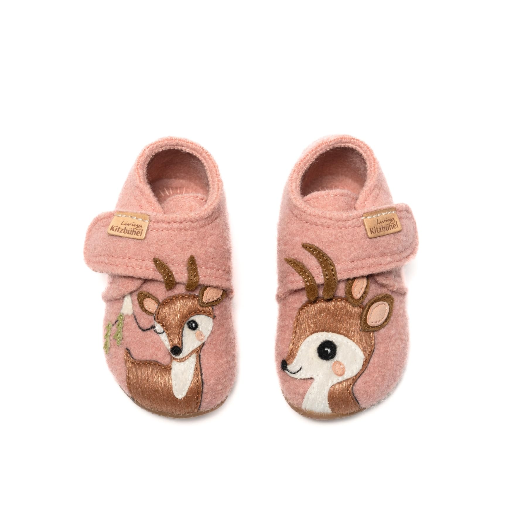 living-kitzb-hel-rosi-rehkitz-babyklettschuh-aus-schurwolle image 3