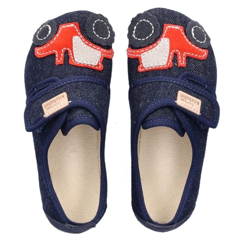 living-kitzb-hel-klettmodell-trolliger-traktor-marine-kinder-klettschuh image 8