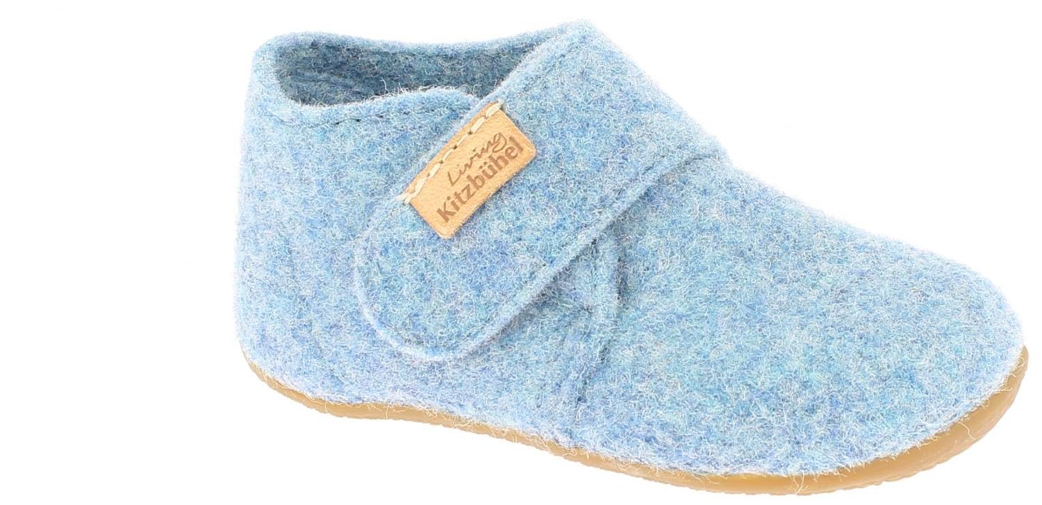 living-kitzb-hel-babyklettschuh-filz-unifarben-hausschuh-f-r-kinder image 8