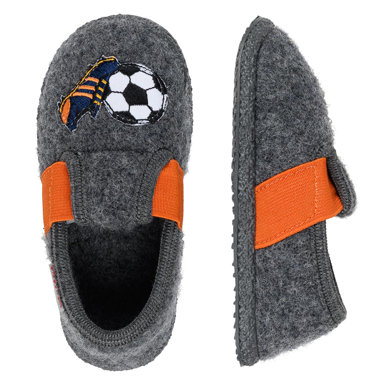 giesswein-tacherting-kinder-hausschuhe-wolle-grau-orange image 3