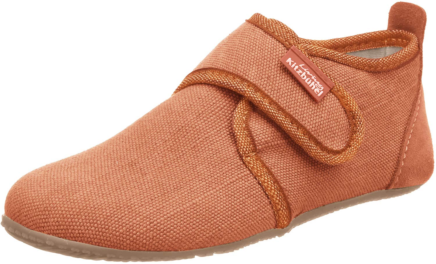 living-kitzb-hel-babyklettschuh-unifarben-hausschuh-baby-baumwolle image 6