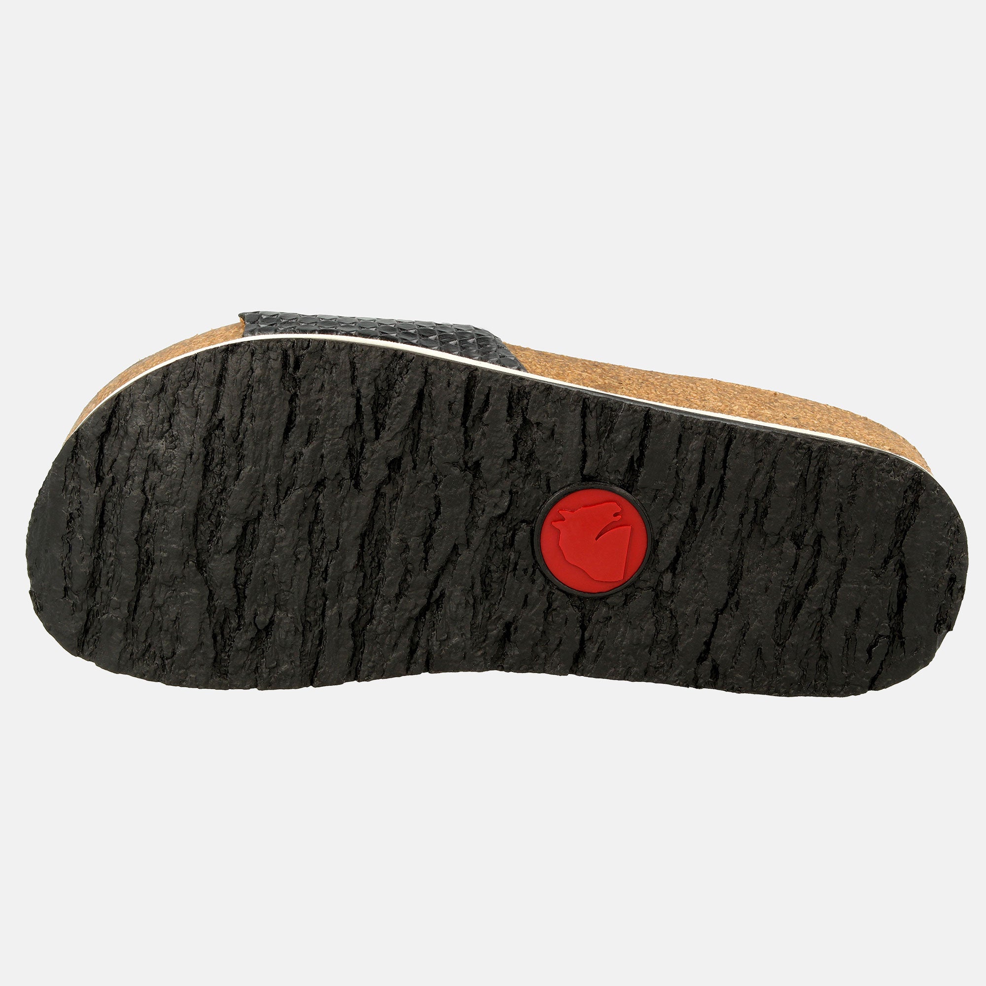 haflinger-gina-meriva-leder-pantolette-einriemer-strukturleder-perle image 6