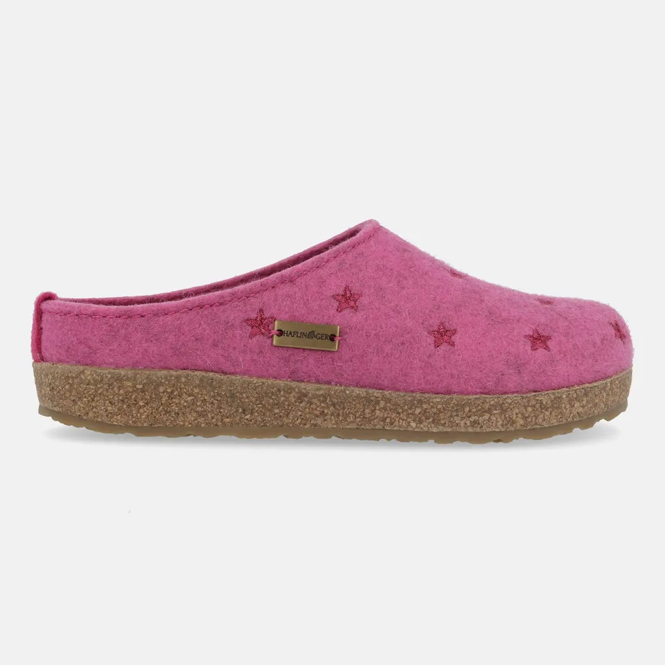 haflinger-grizzly-stelline-wollfilz-clog-mit-sternen image 1