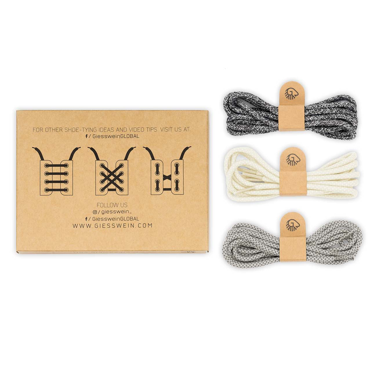 giesswein-lace-box-black-white-schn-rsenkel-3-paar-recycelt image 5