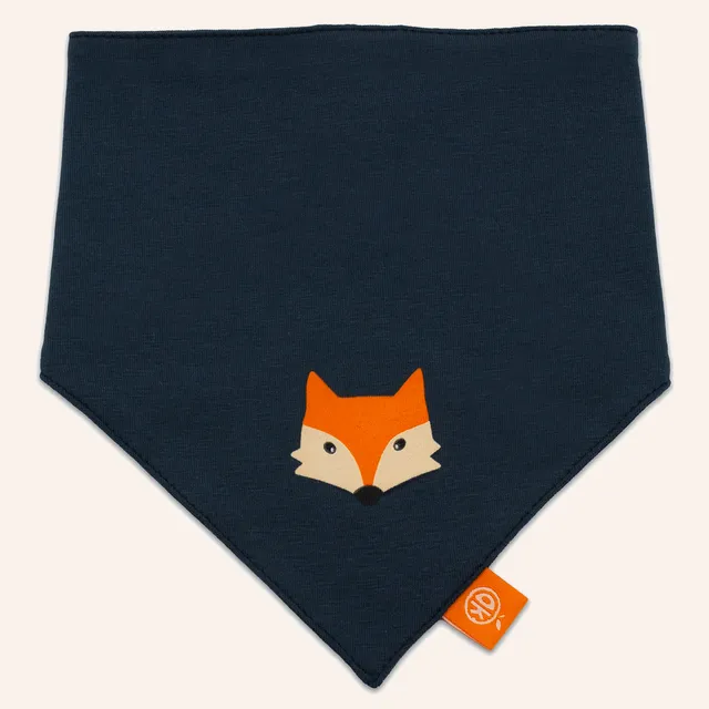 orangenkinder-halstuch-fuchs-blau-sabberl-tzchen-mit-klett image 1