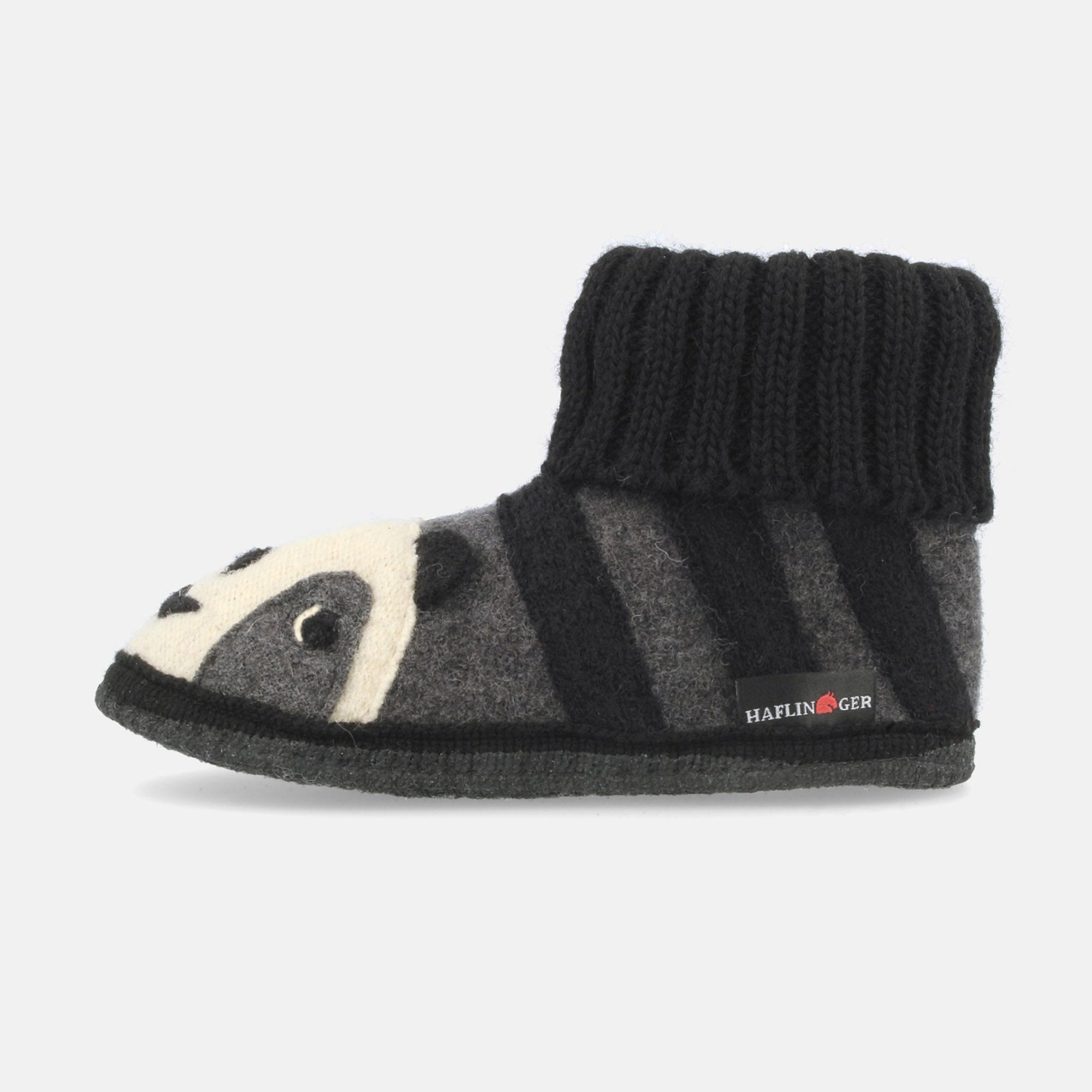 haflinger-h-ttenschuh-panda-kinder-hausschuh-schurwolle image 4