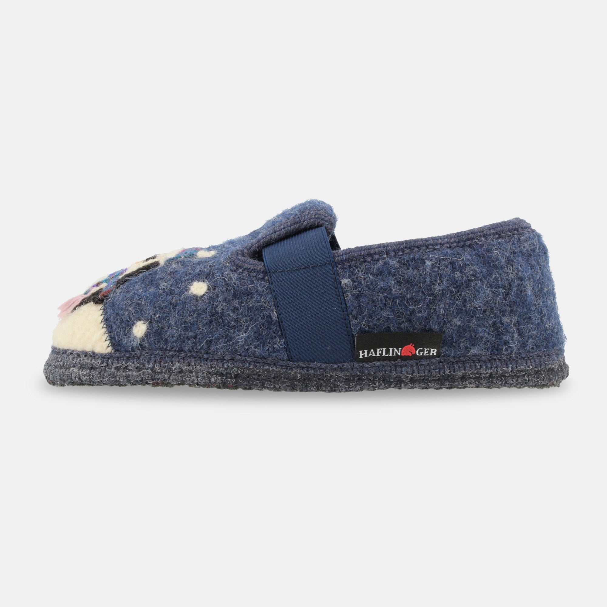 haflinger-slipper-pinguin-kinder-hausschuh-wollwalk-mit-gummizug image 4