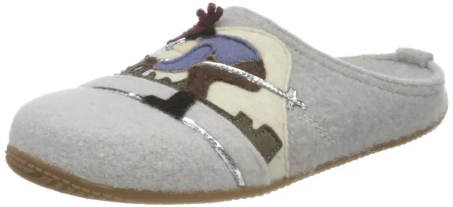living-kitzb-hel-damen-pantoffel-skifahrer-mit-fu-bett image 1