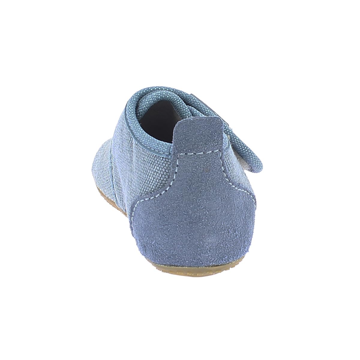living-kitzb-hel-babyklett-velourferse-uni-linen-baby-hausschuh image 4