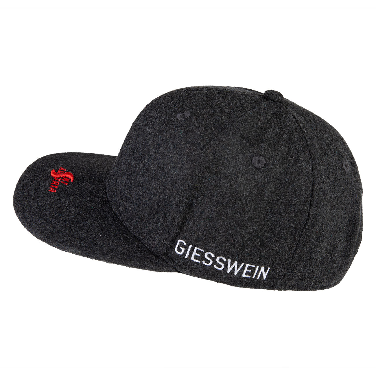 giesswein-ski-austria-snapback-cap-loden-sv-cap-schwarz-mit-3d-stick image 2
