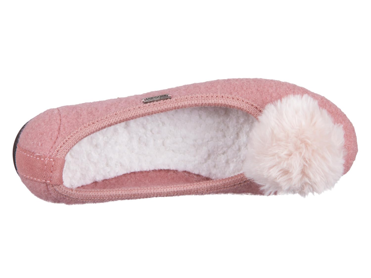living-kitzb-hel-3812-ballerina-hausschuh-peach-schurwolle-slipper-damen image 4