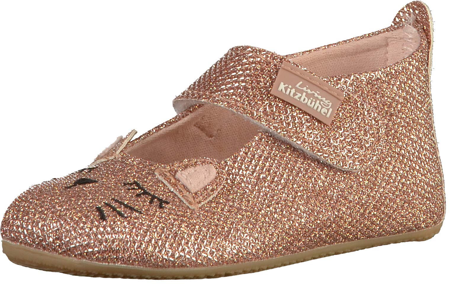 living-kitzb-hel-babyballerina-katze-hausschuh-f-r-kinder-unisex-samt image 1